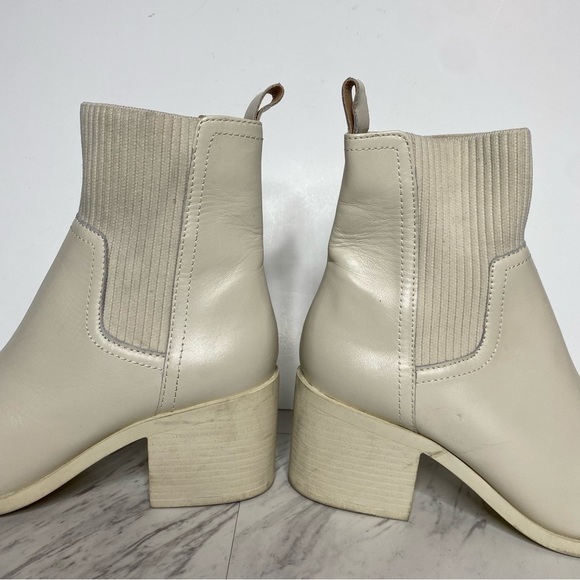 Steve Madden Abriel Pointy Toe Leather Heeled Bootie 8M - Picture 10 of 16